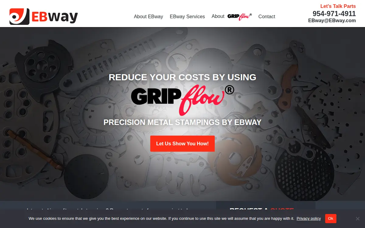 Homepage of Ebway LLC