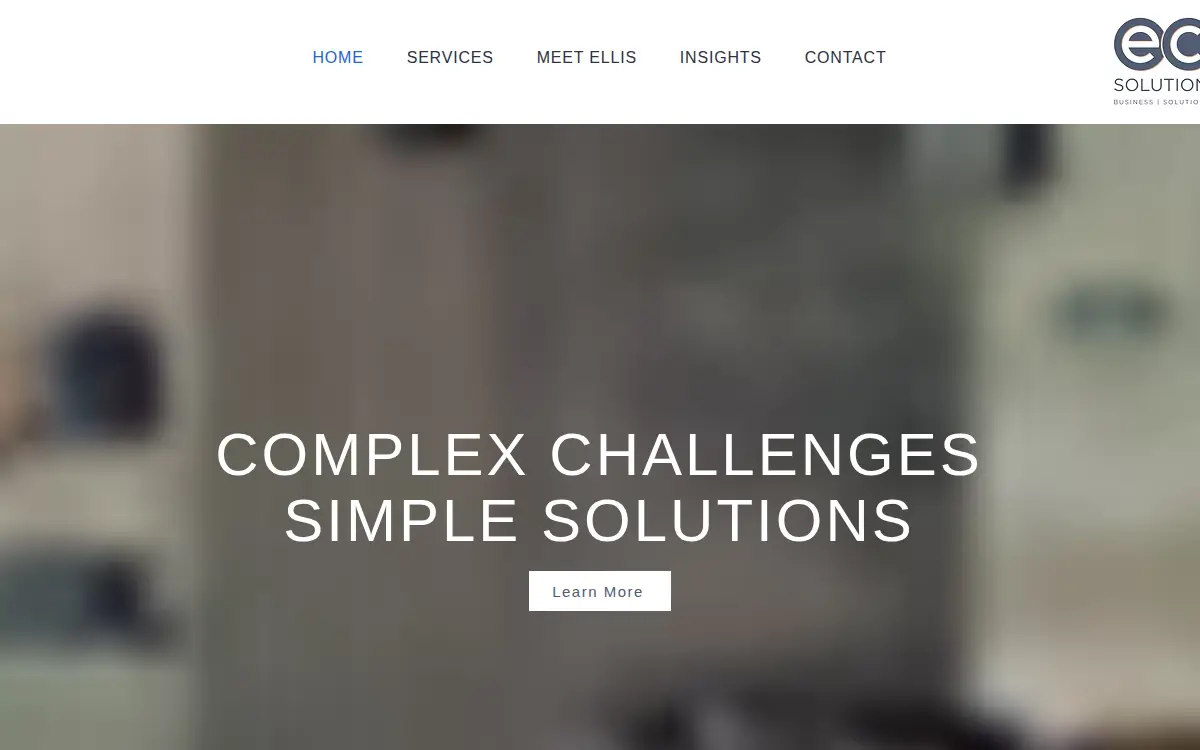Homepage of Ecb Solutions, LLC