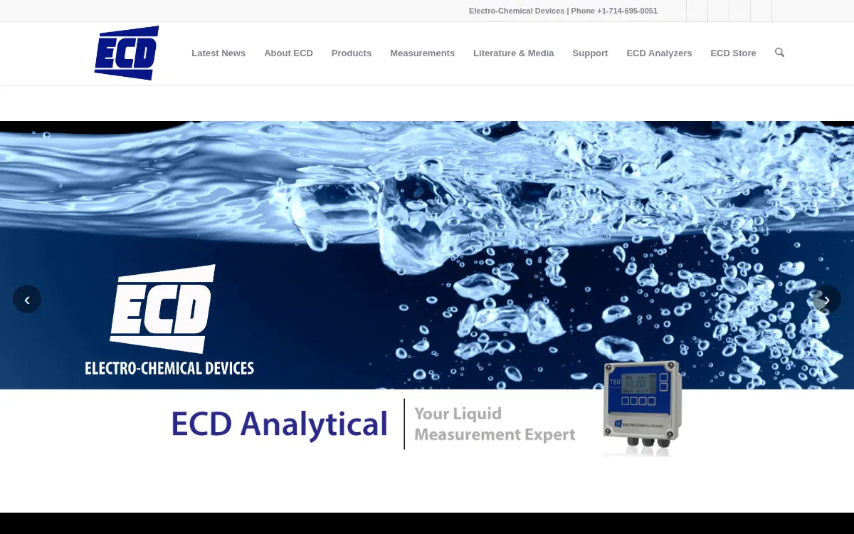 Homepage of Electro-chemical Devices, INC.