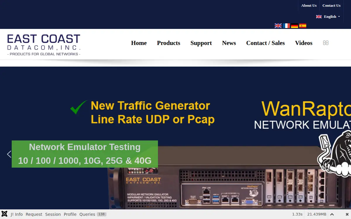 Homepage of East Coast Datacom INC