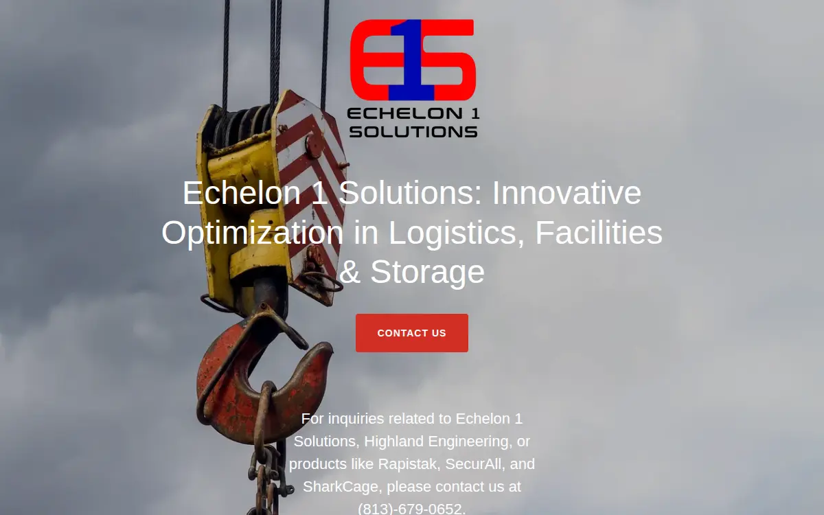 Homepage of Echelon 1 Solutions LLC