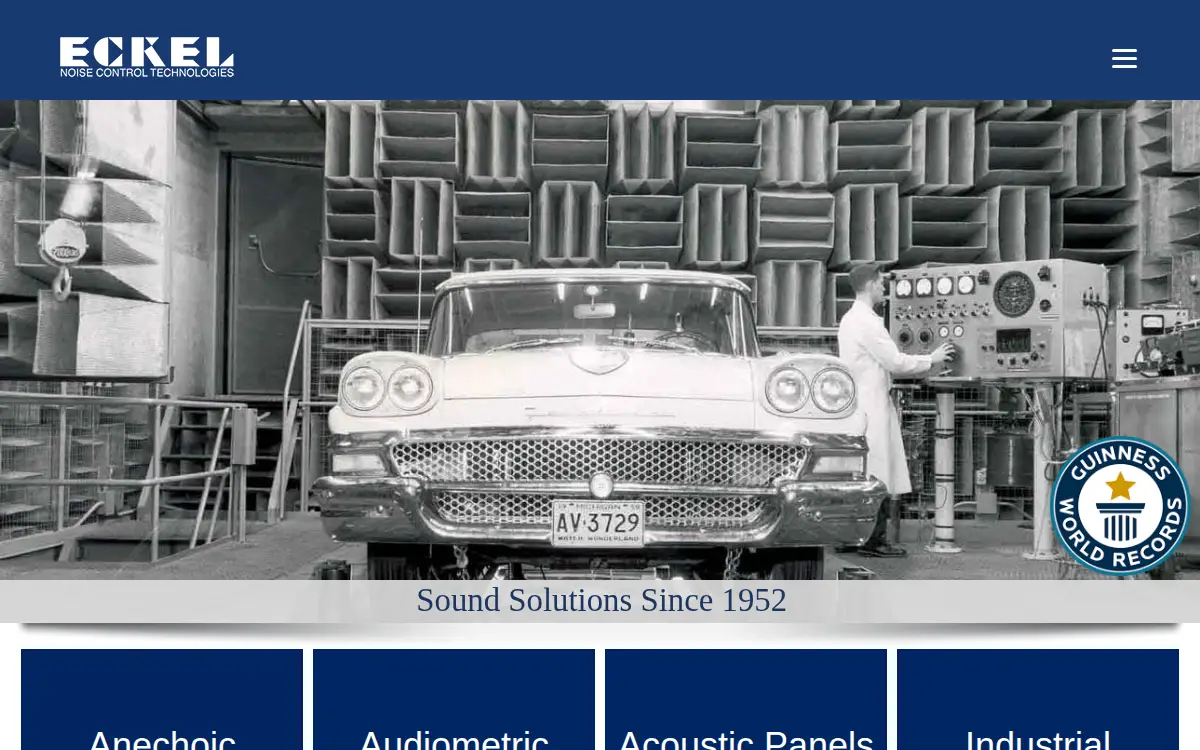 Homepage of Eckel Industries, INC.