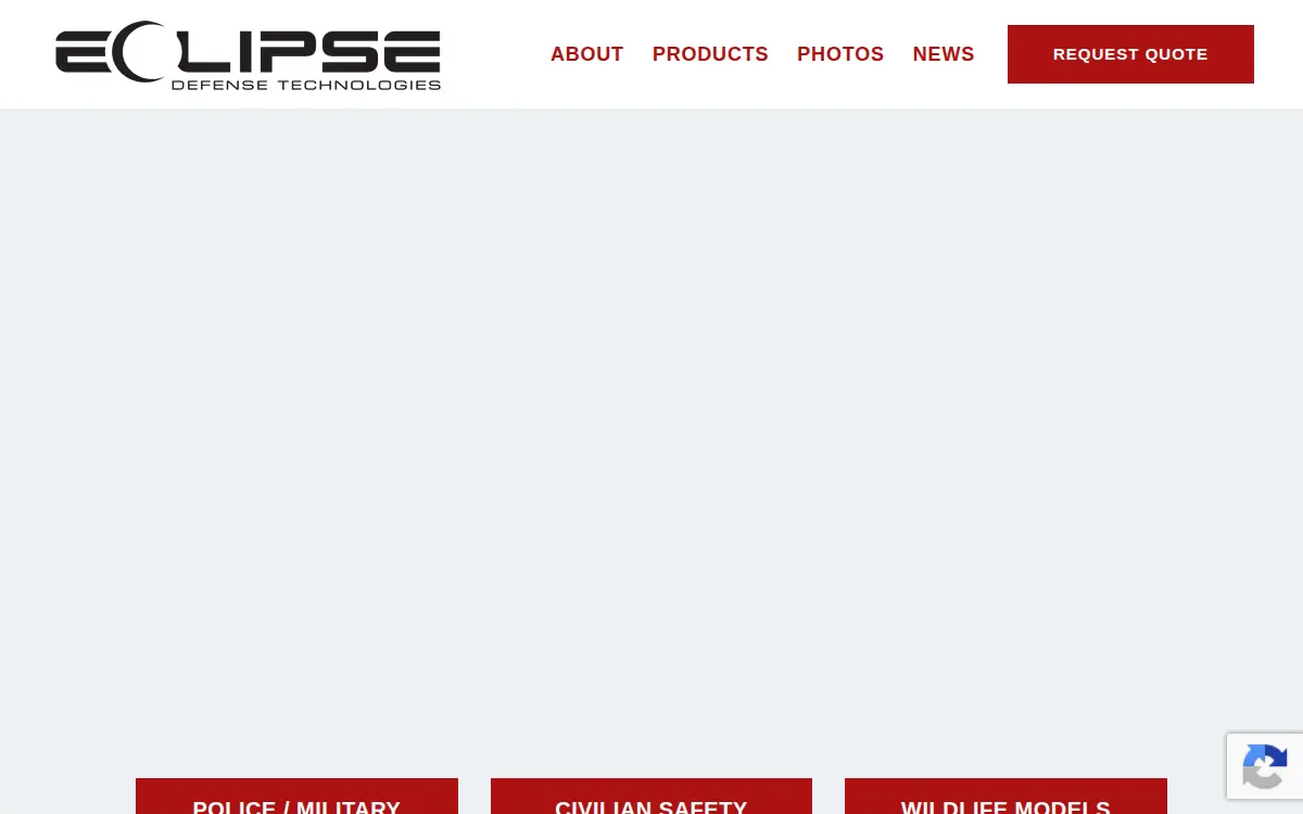 Homepage of Eclipse Defense Technologies INC