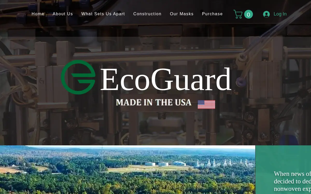 Homepage of Ecoguard INC
