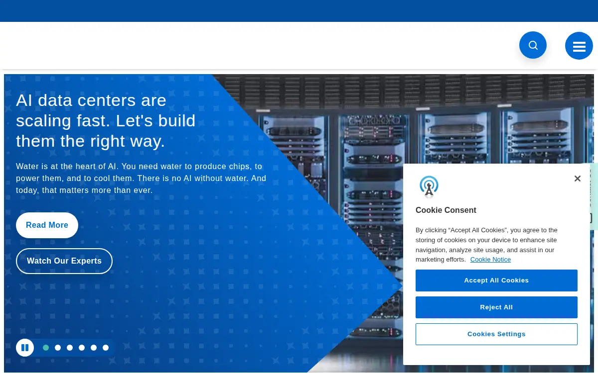 Homepage of Ecolab INC