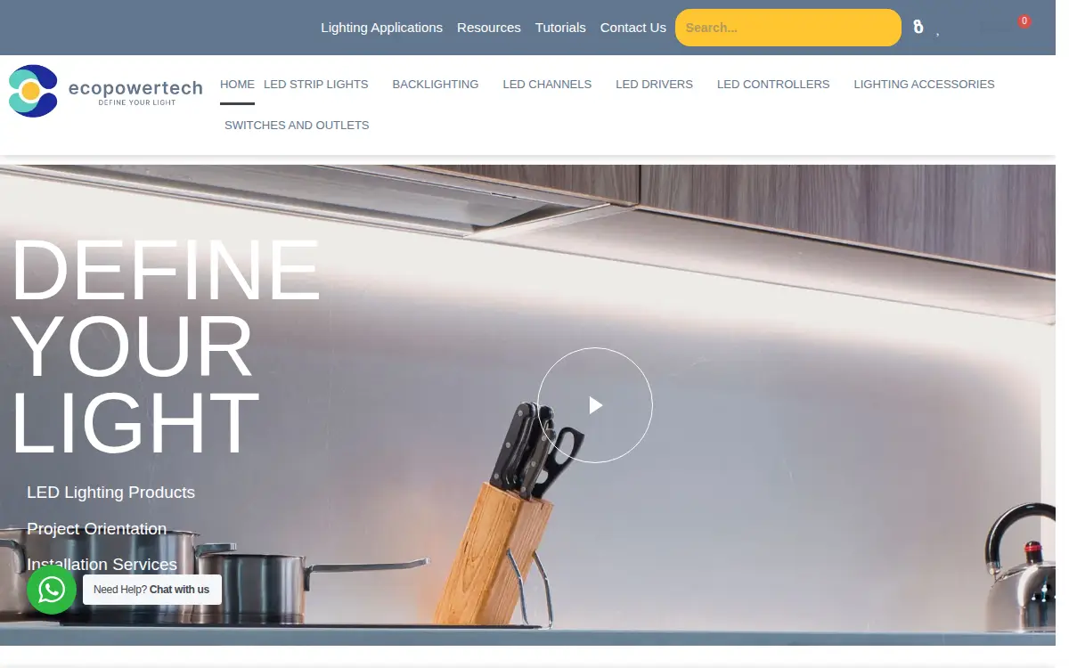Homepage of Ecopowertech, INC