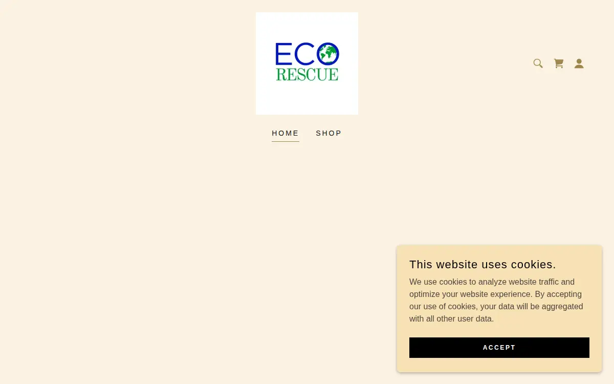 Homepage of Eco Rescue LLC
