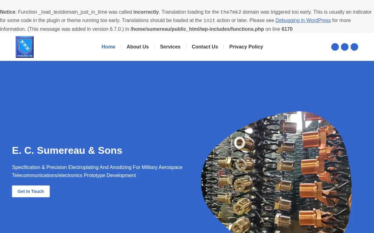 Homepage of John Larocca & Son, INC