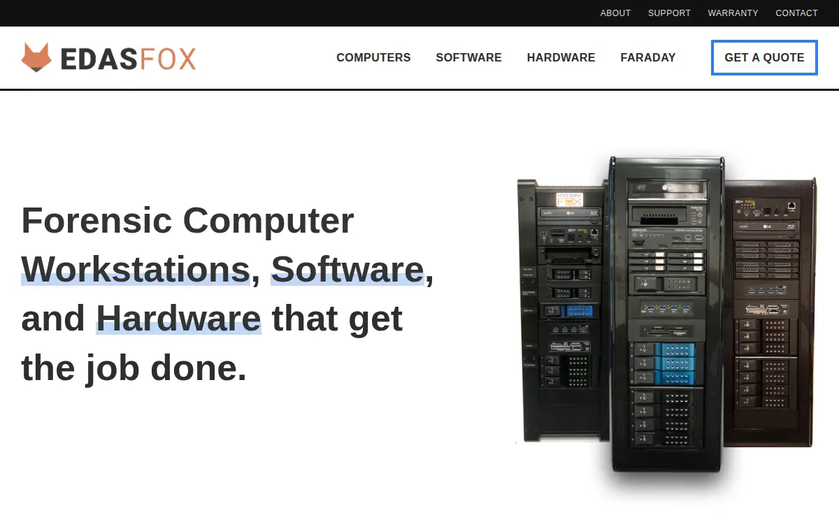 Homepage of Htci Edas Fox LLC