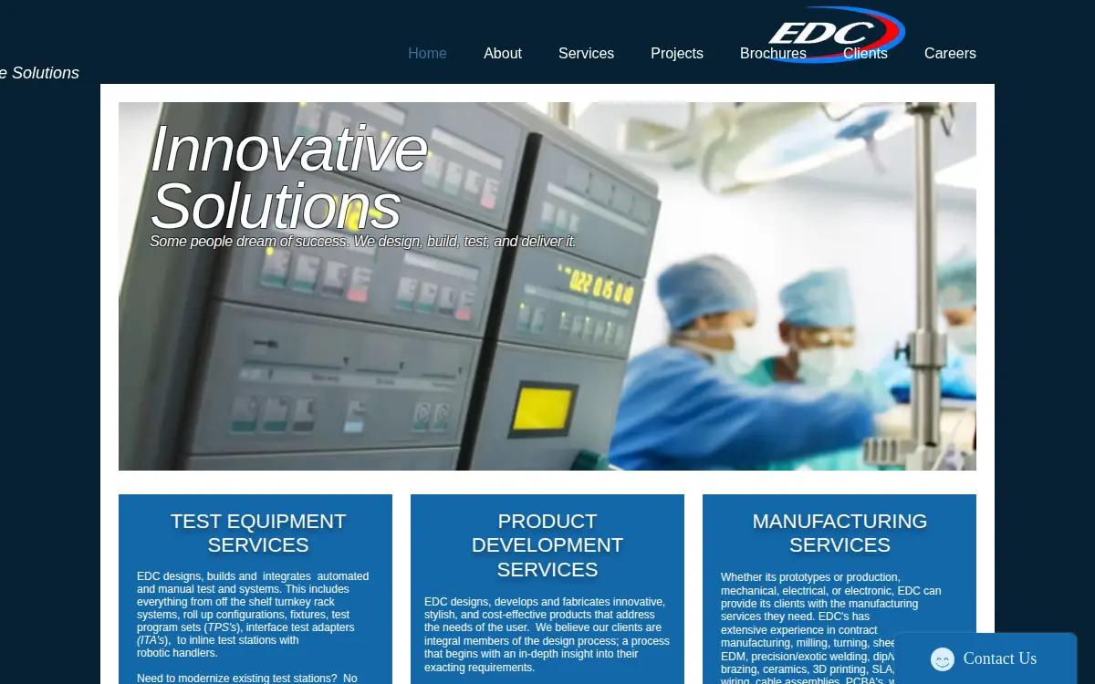 Homepage of Engineering & Design Concepts INC