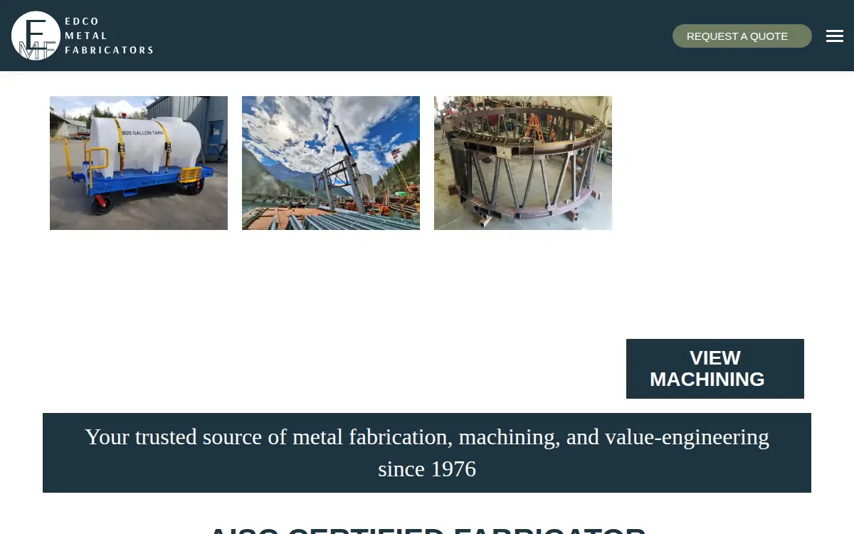 Homepage of Edco, INC.