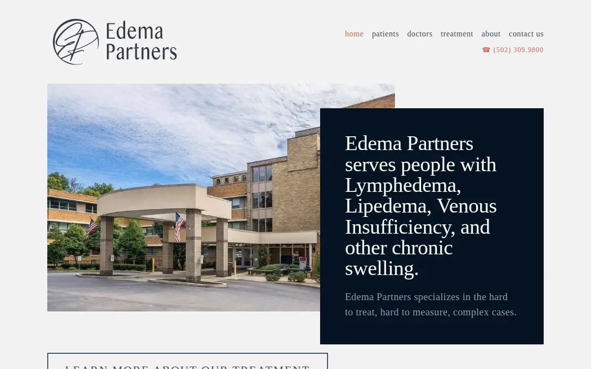 Homepage of Edema Partners, Pllc