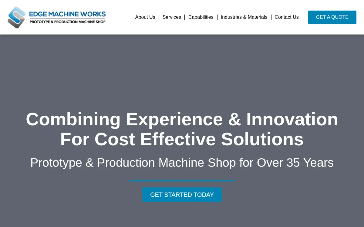 Homepage of Edge Machine Works INC