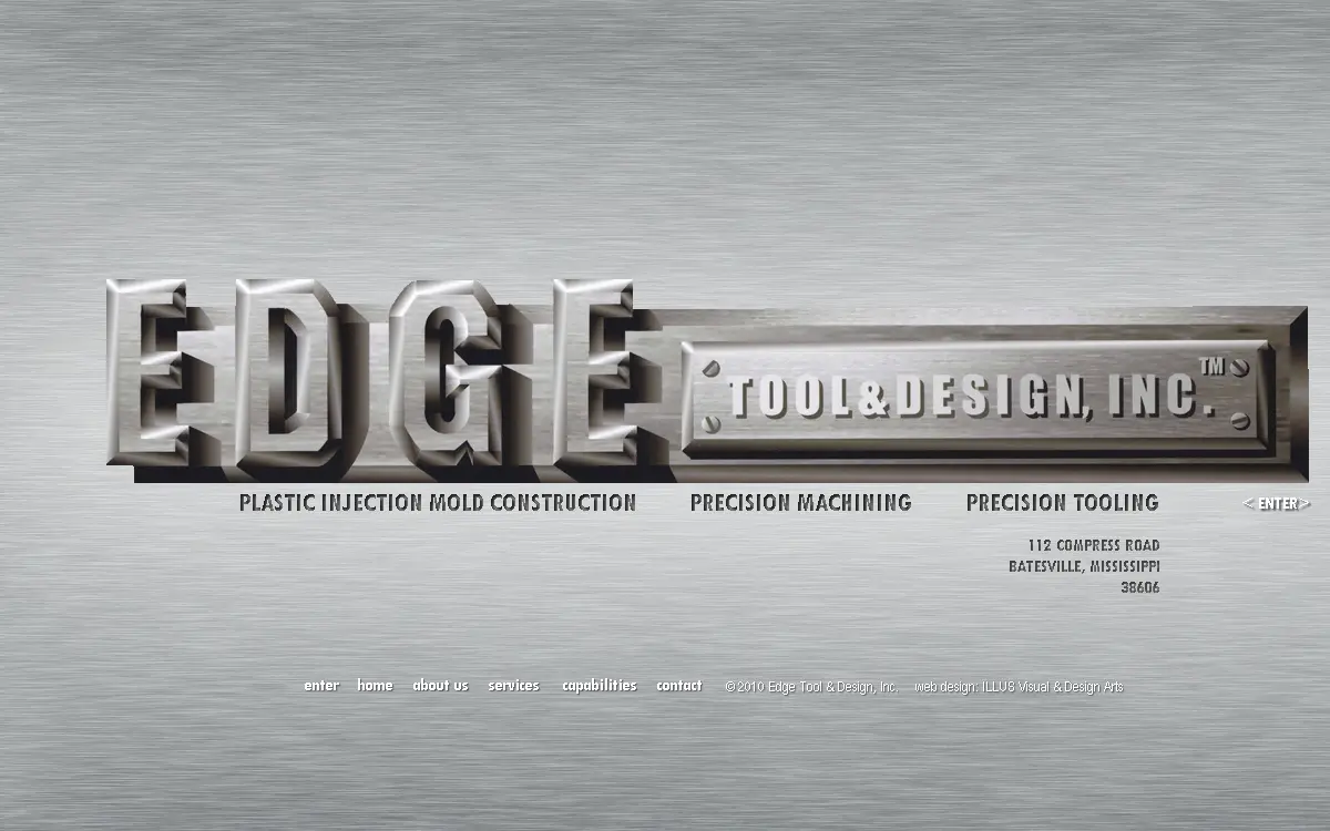 Homepage of Edge Tools & Designs, INC.