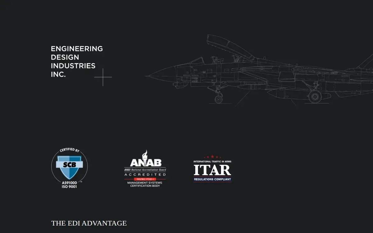 Homepage of Engineering Design Industries, INC.