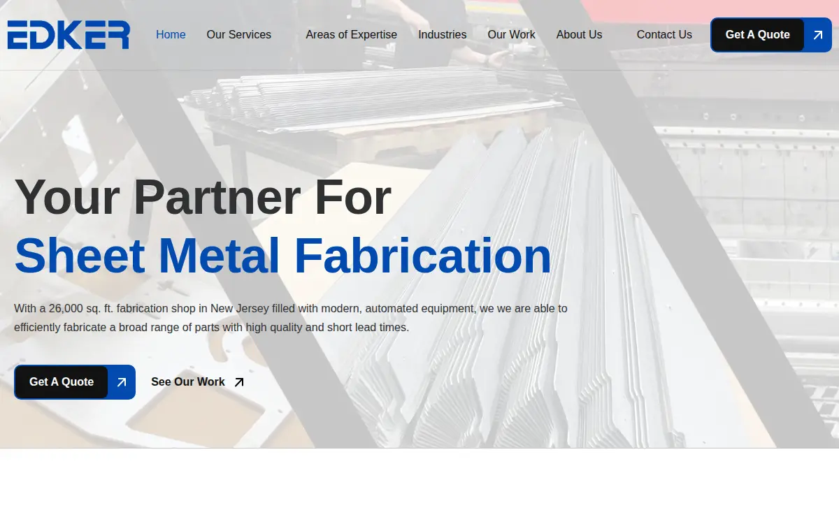 Homepage of Edker LLC