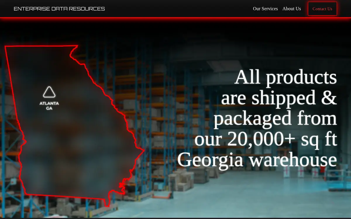 Homepage of Enterprise Data Resources, INC.