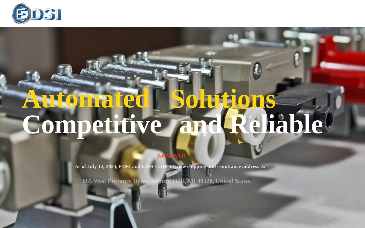 Homepage of Edsi Cables LLC