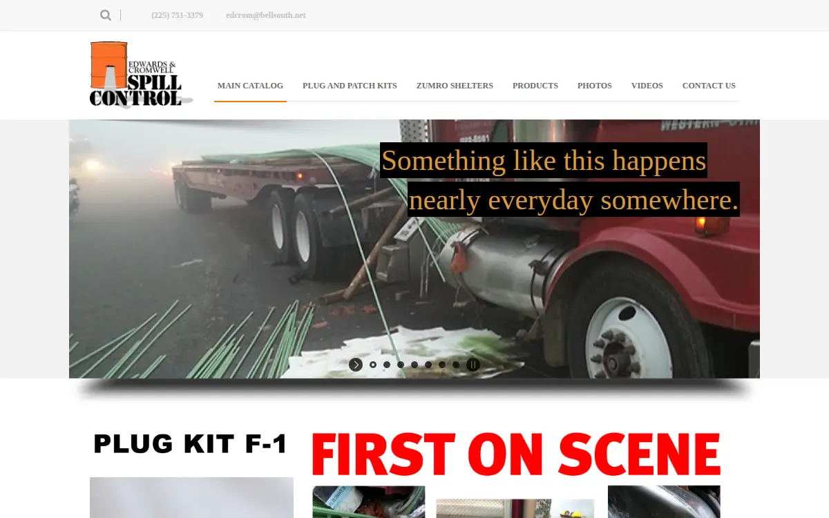 Homepage of Edwards & Cromwell Manufacturing, INC.
