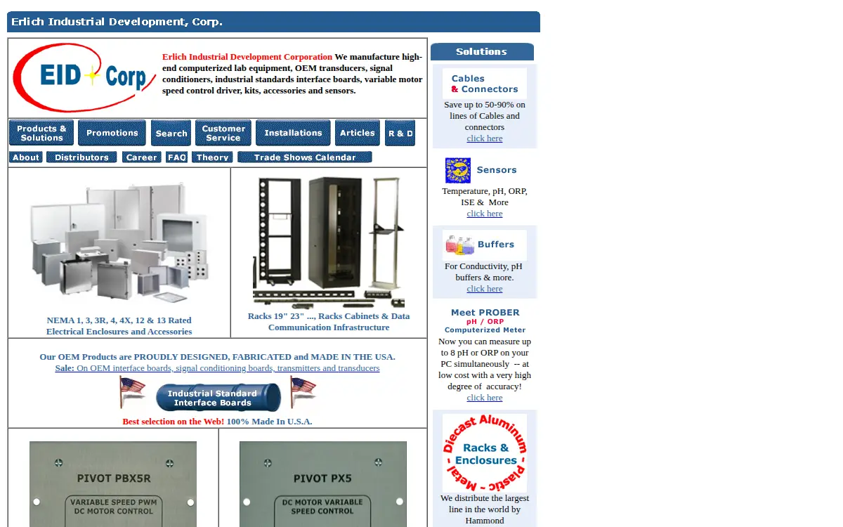 Homepage of Erlich Industrial Development, CORP