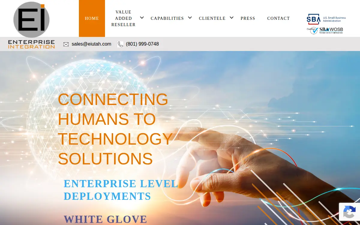 Homepage of Enterprise Integration, INC