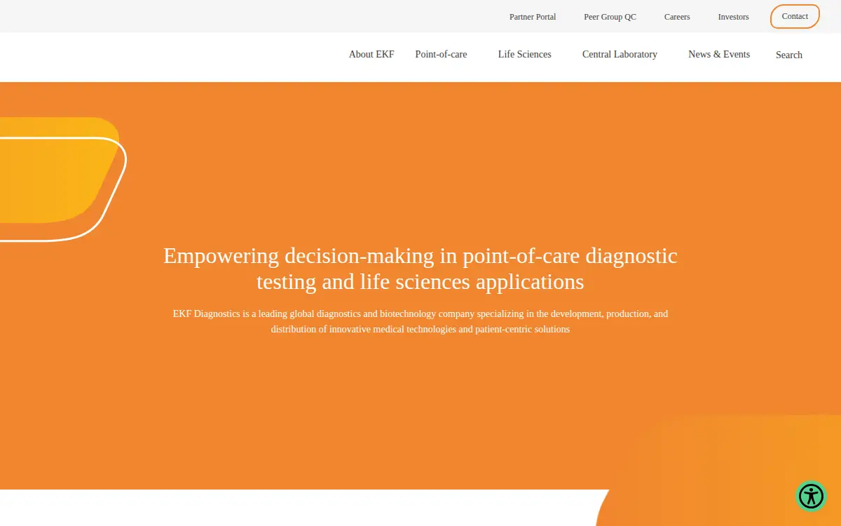 Homepage of Ekf Diagnostics INC