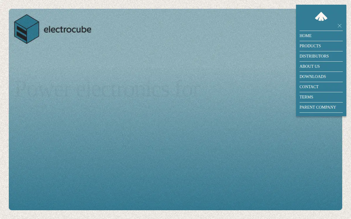 Homepage of Electrocube, INC.