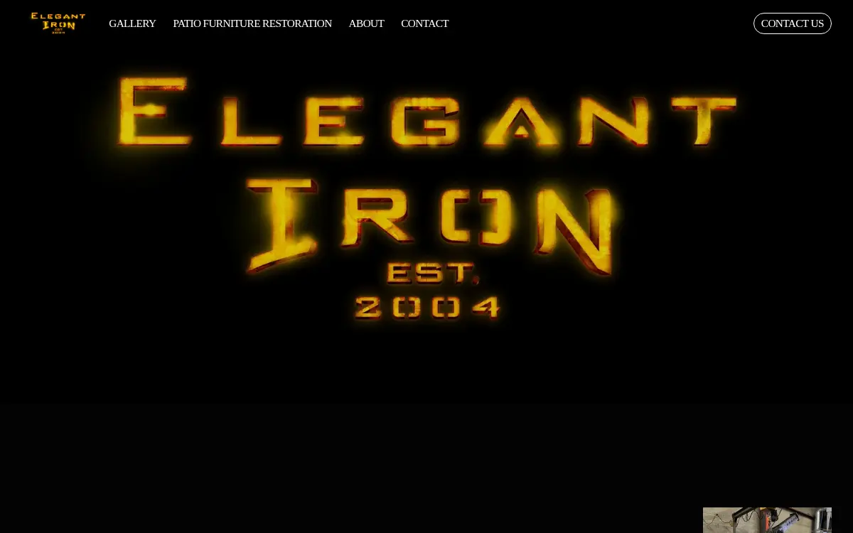Homepage of Elegant Iron LLC