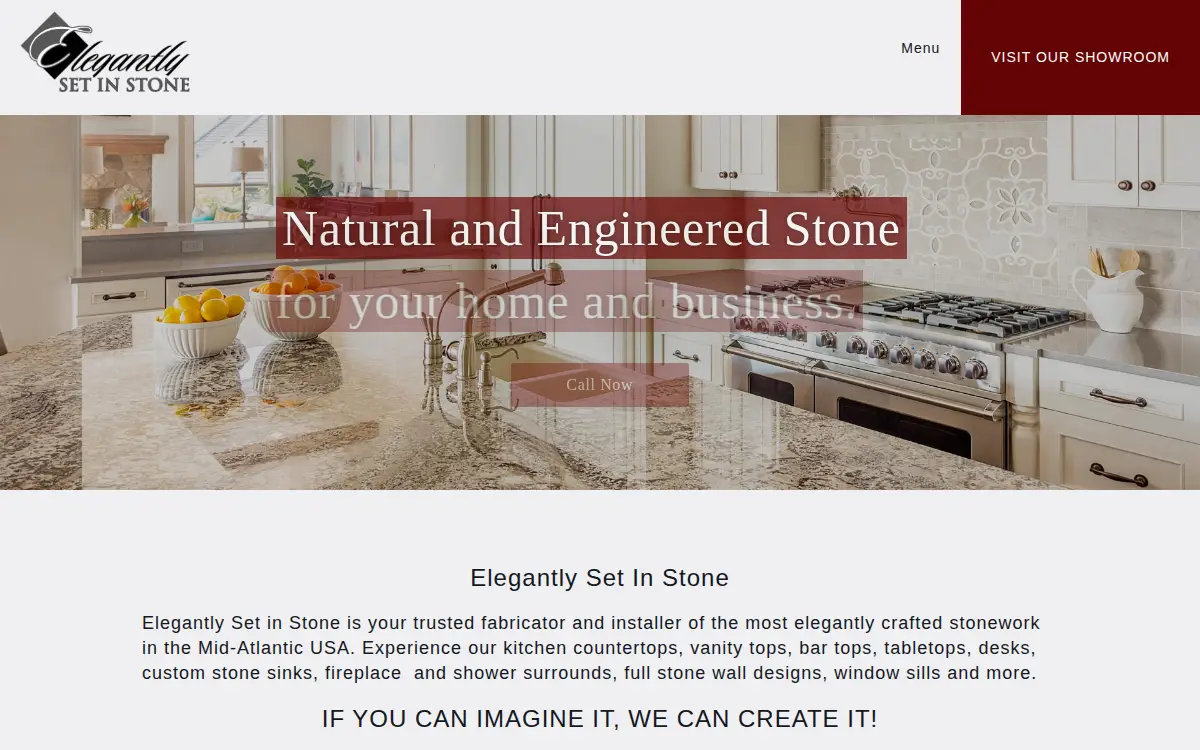 Homepage of Howarth Granite Holdings LLC