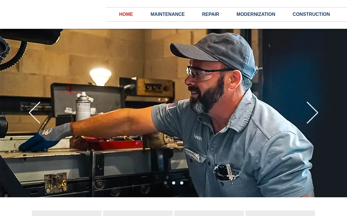 Homepage of Elevated Technologies Services, LLC