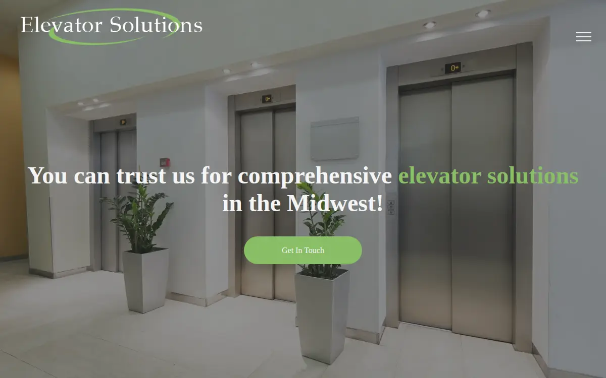 Homepage of Elevator Solutions INC
