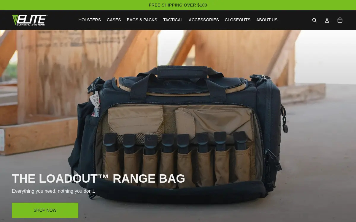 Homepage of US Tactical Systems, INC.