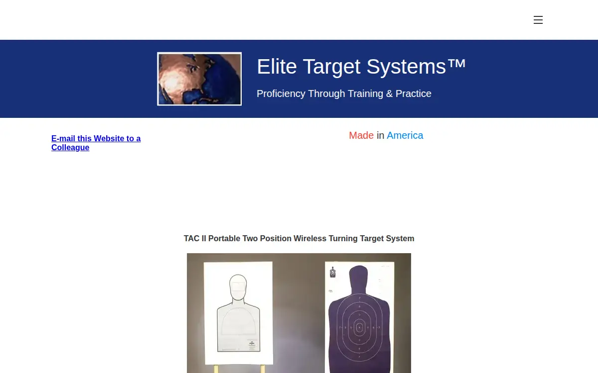 Homepage of Elite Target Systems