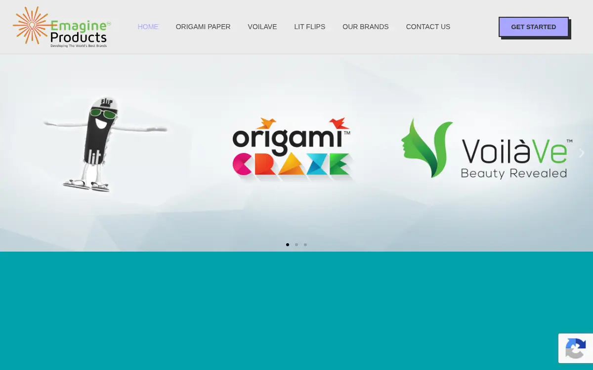 Homepage of Emagine Products, Usa, LLC