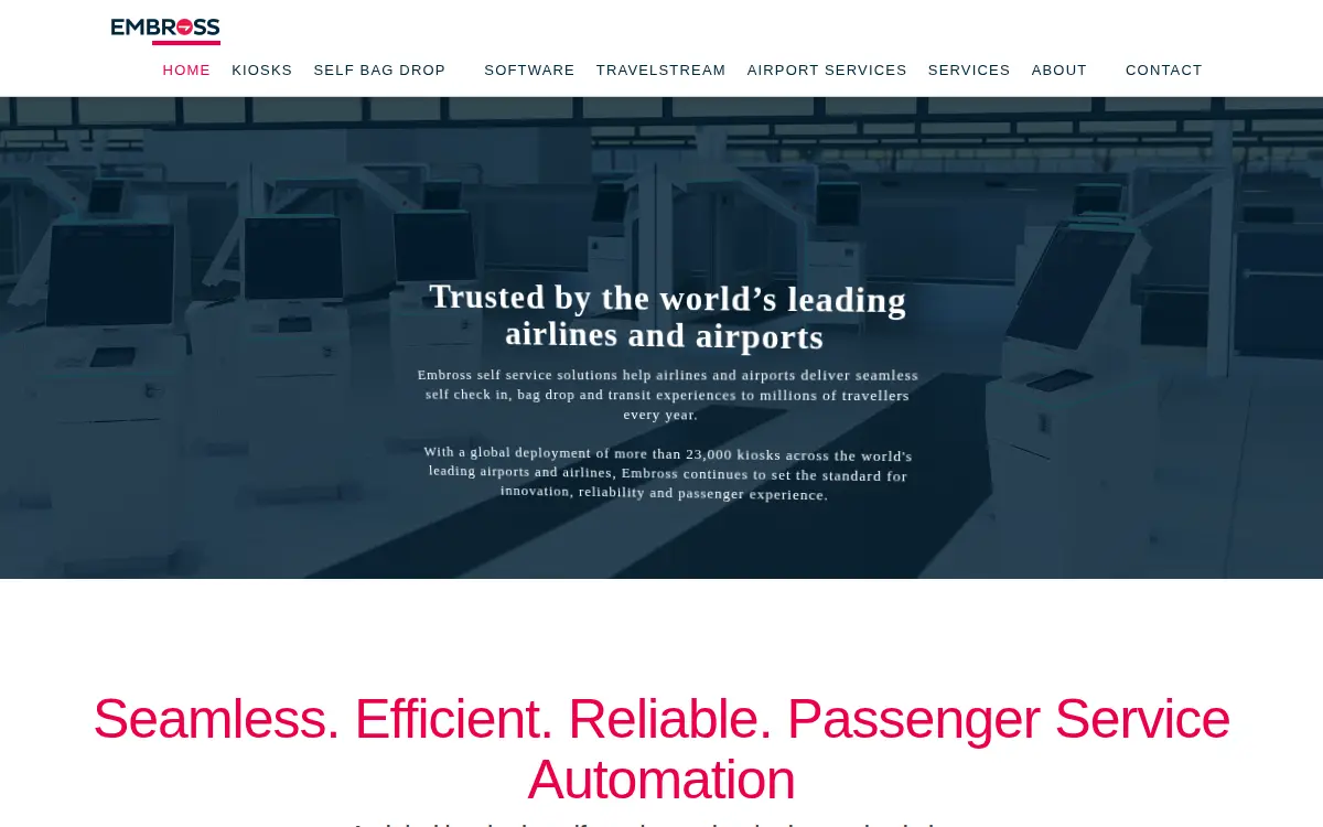 Homepage of Embross USA INC.