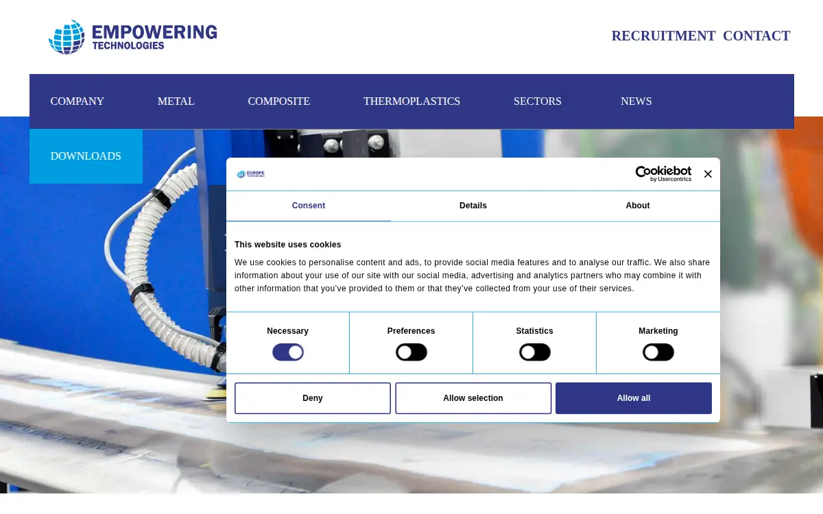 Homepage of Empowering Technologies, INC.