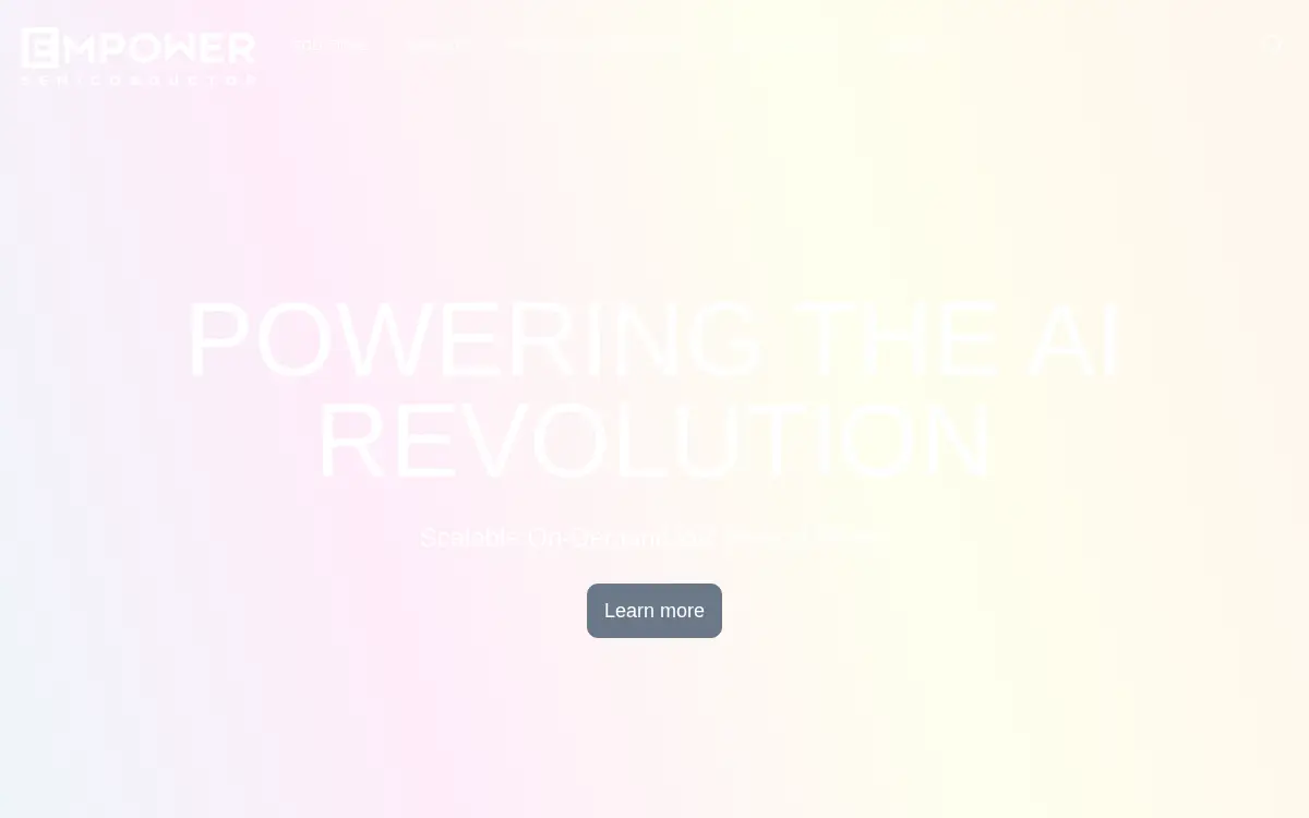 Homepage of Empower Semiconductor INC