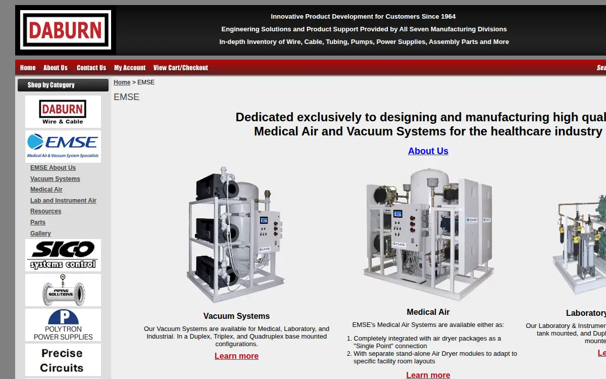 Homepage of Emse Holdings CORP