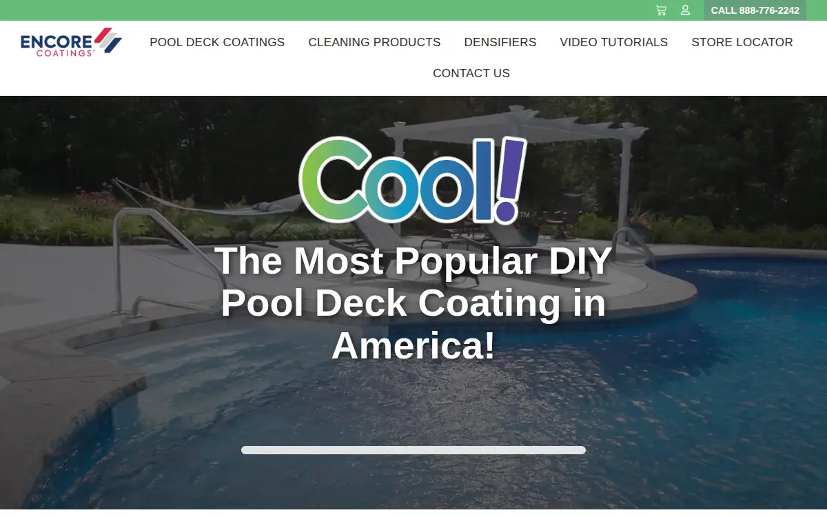 Homepage of Encore Coatings LLC