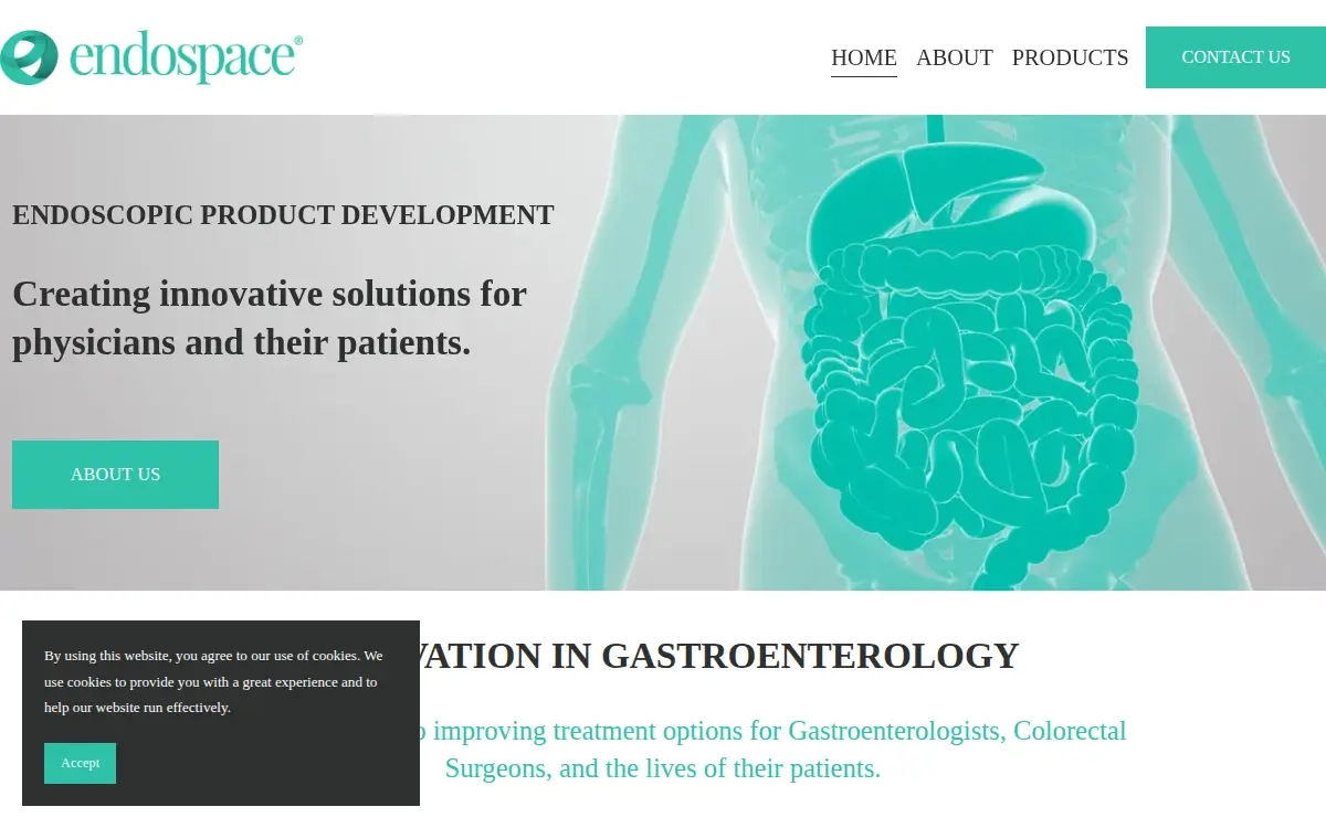 Homepage of Endospace Corporation