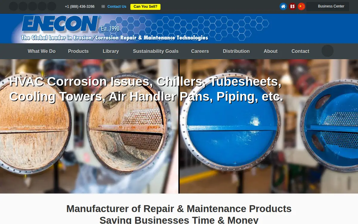 Homepage of Enecon CORP
