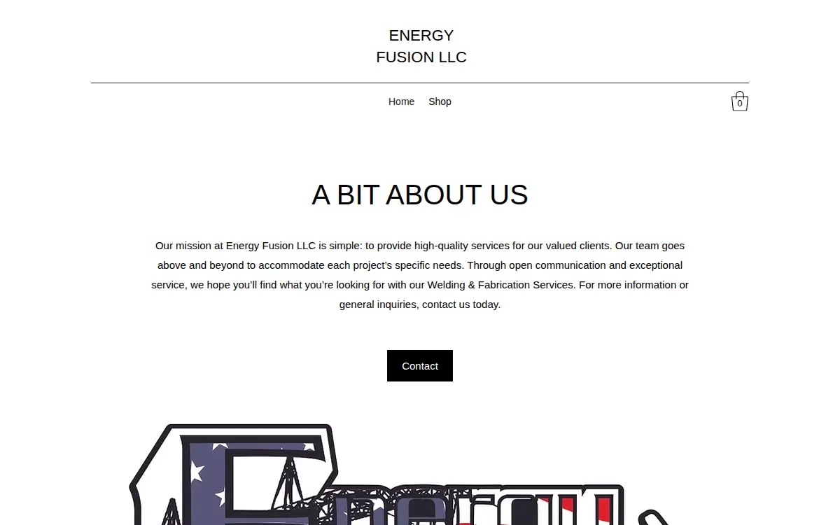 Homepage of Energy Fusion, LLC.