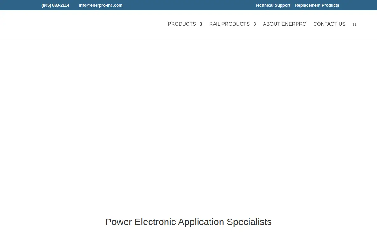 Homepage of Enerpro, INC.