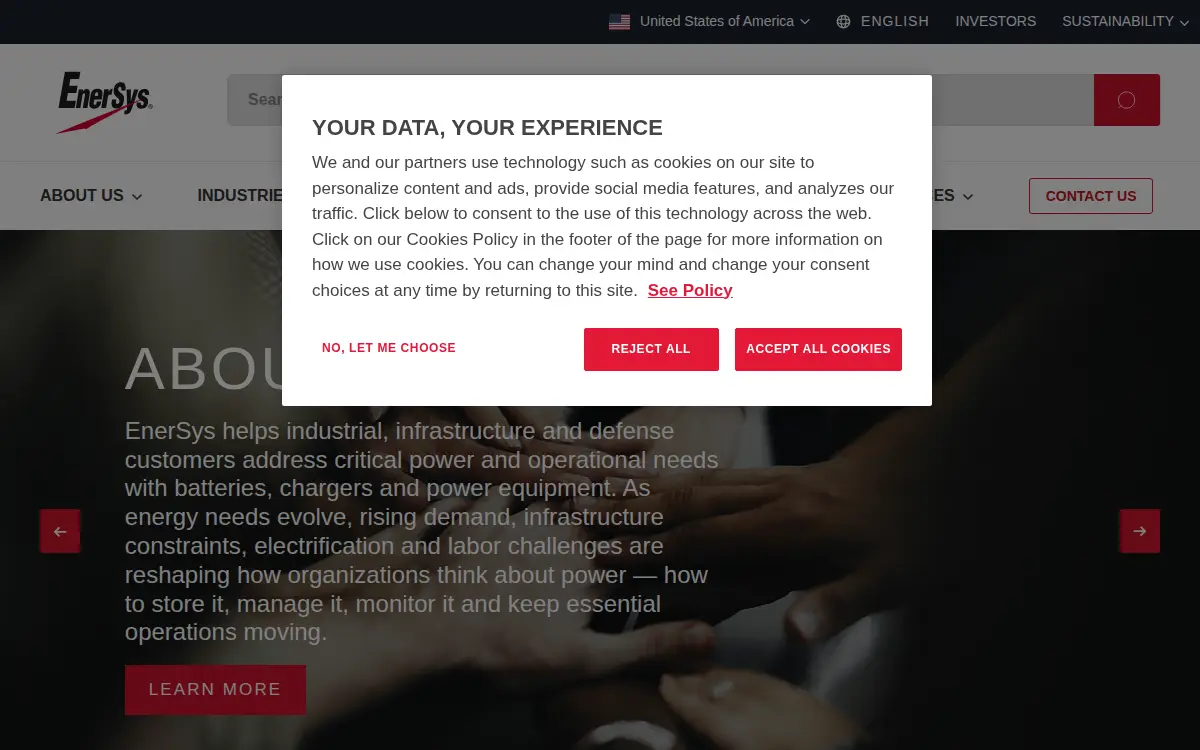Homepage of Absl Power Solutions, INC.