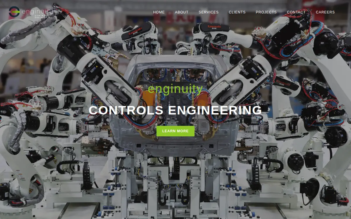 Homepage of Enginuity LLC