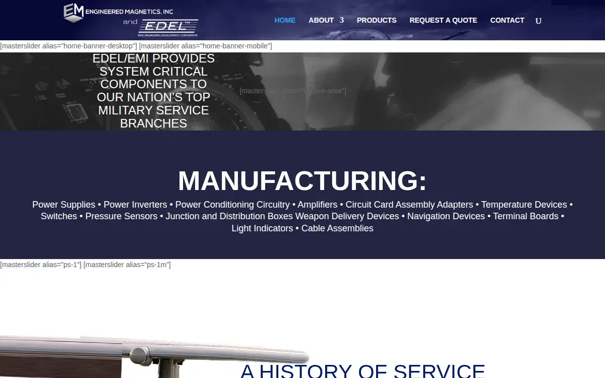 Homepage of Engineered Magnetics, INC.