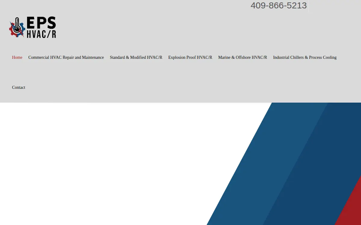 Homepage of Engineered Packaged Systems INC.