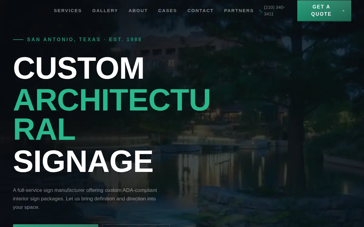 Homepage of Volcan Manufacturing, LLC