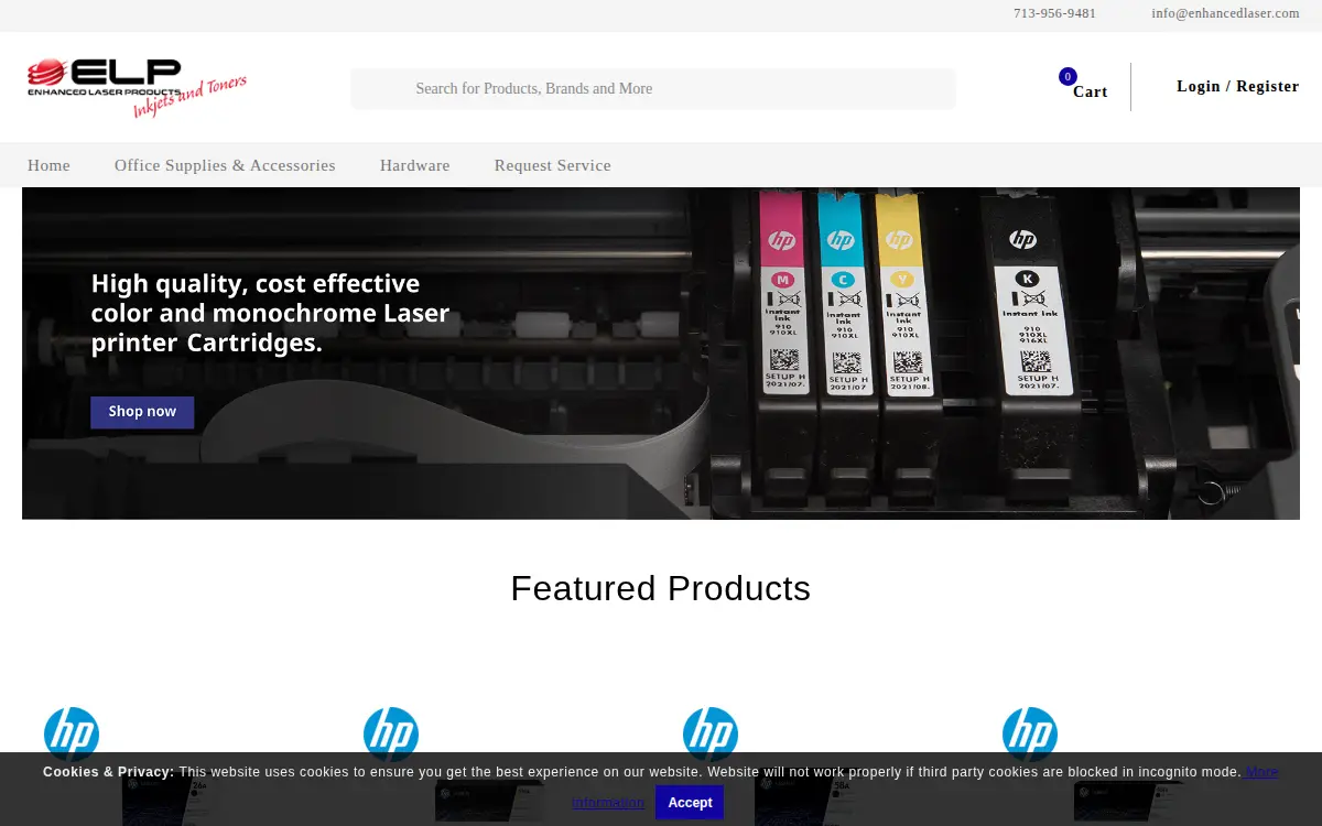 Homepage of Double M Laser Products INC