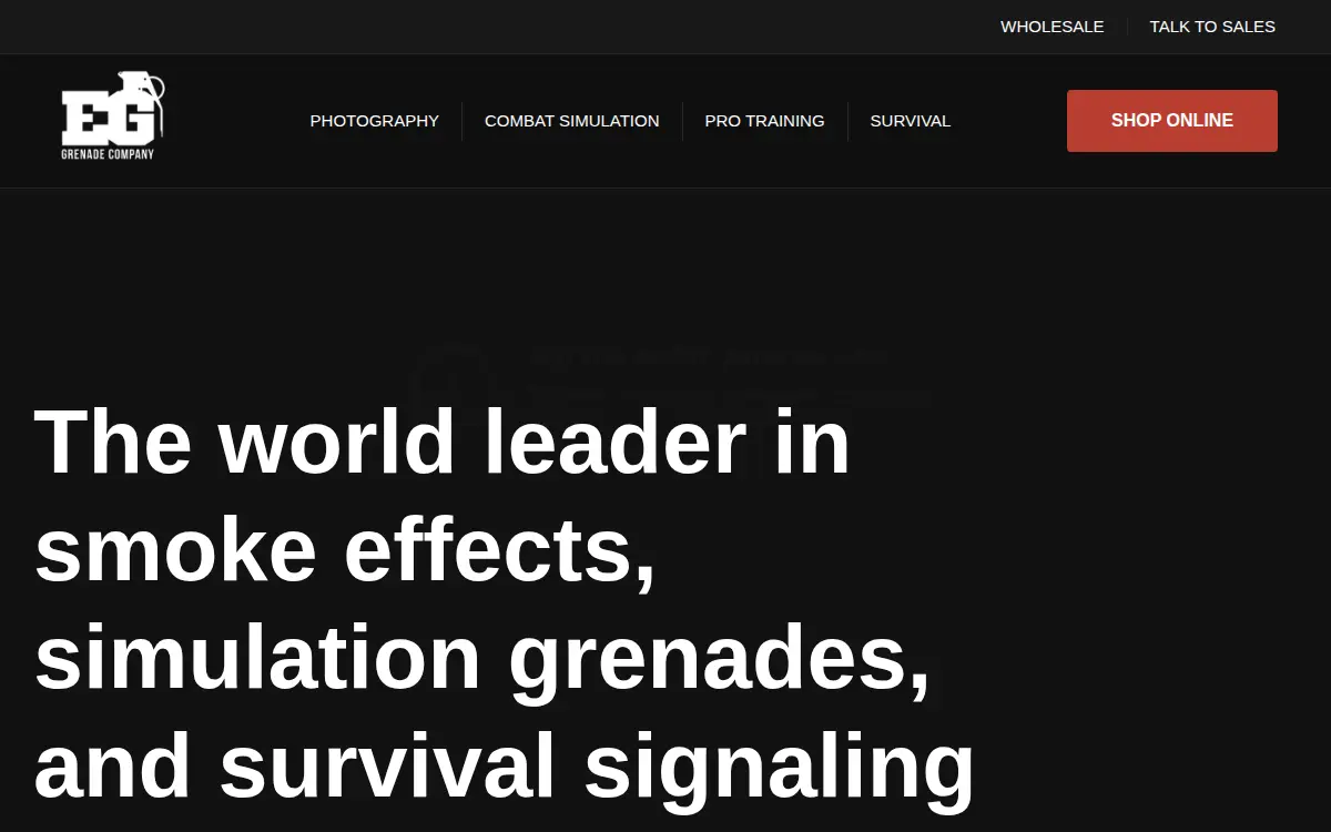 Homepage of 3rd Light, LLC